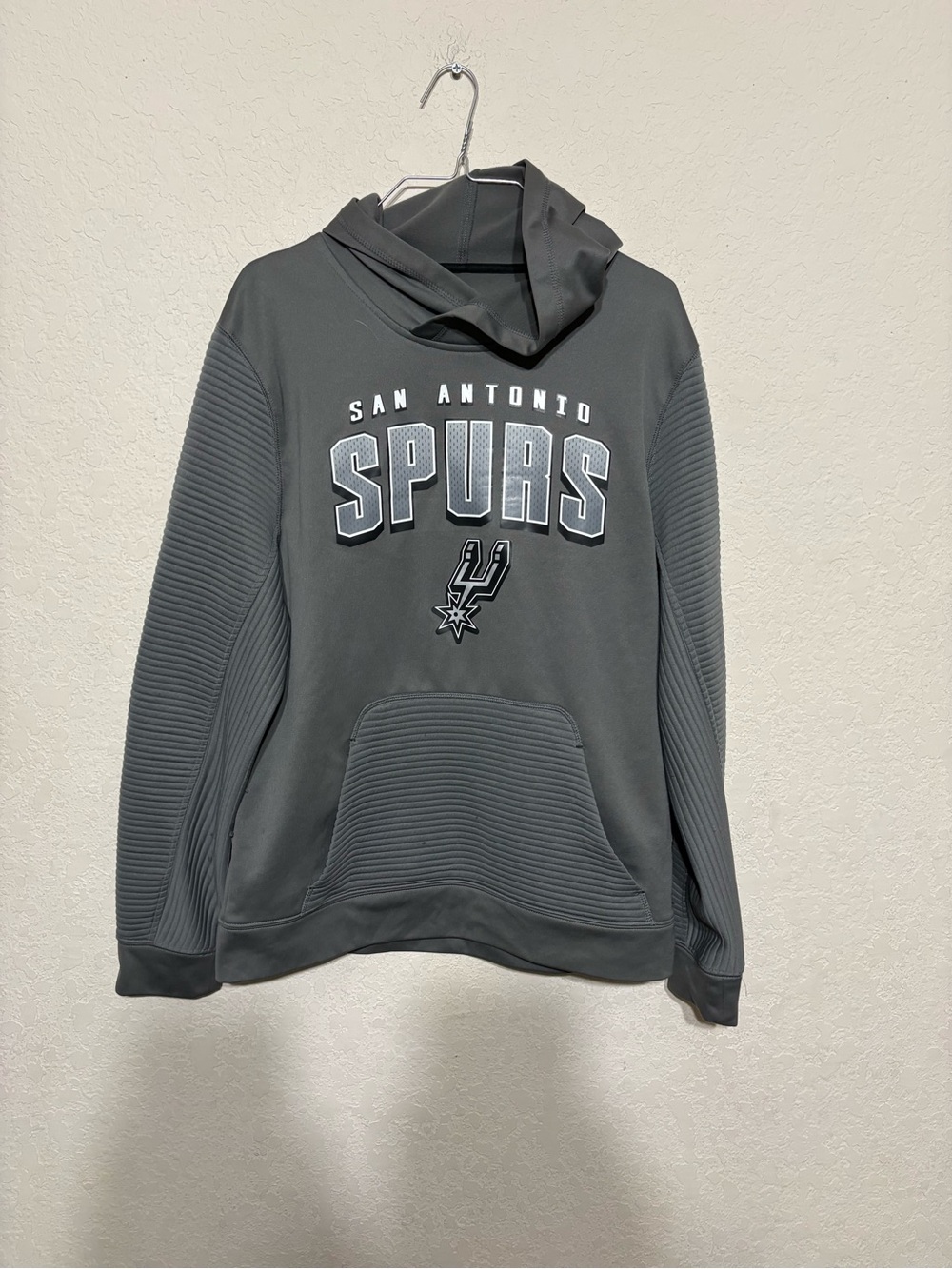 NBA San Antonio Spurs Charcoal Gray Hooded Sweatshirt